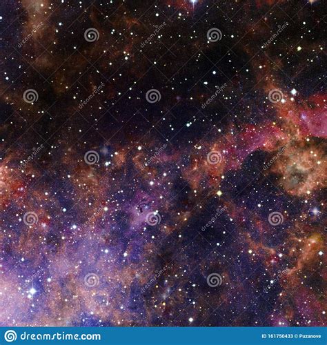 Awesome Beauty Of Starfield Somewhere In Deep Space Stock Illustration Illustration Of