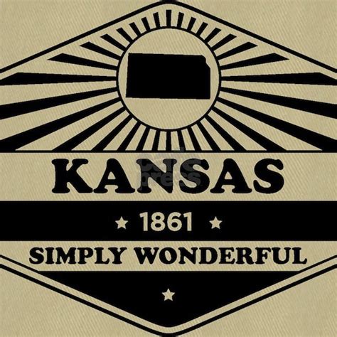 Kansas State Motto Design Simpl Canvas Lunch Bag Cafepress