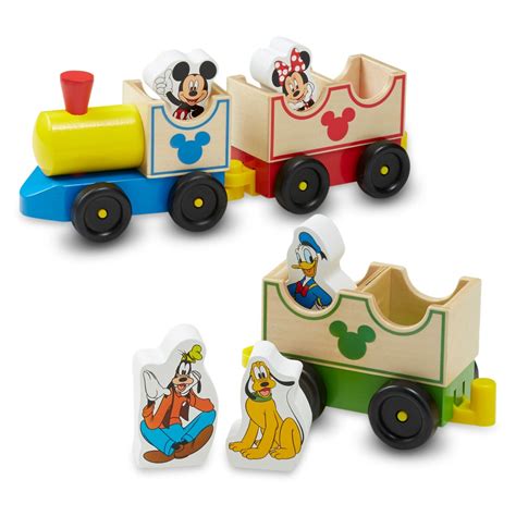 Mickey Mouse And Friends All Aboard Wooden Train From Melissa And Doug