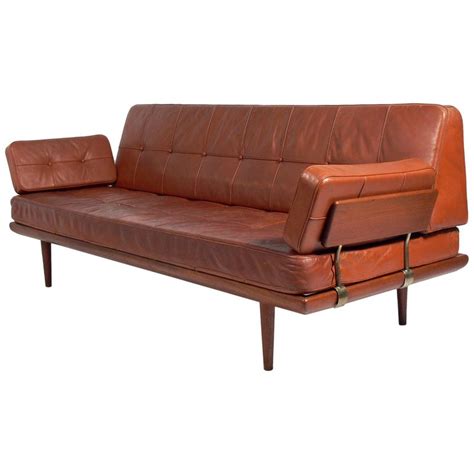 Shop the danish modern sofas collection on chairish, home of the best vintage and used furniture, decor and art. Danish Modern Sofa in Original Cognac Leather by Peter ...