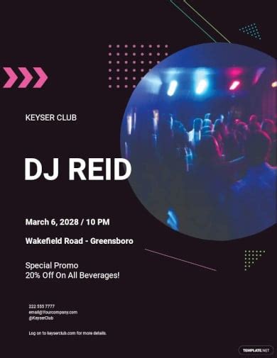 30 Stylish Psd Dj Flyer Template Designs In Word Publisher Ai