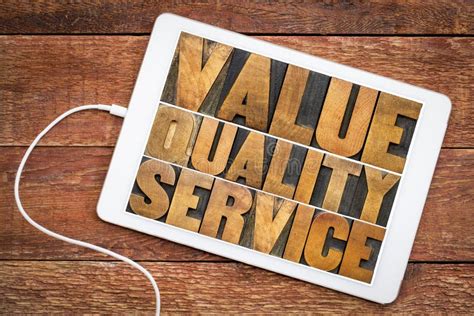 Value Quality Service Stock Photo Image Of Grunge 29961402