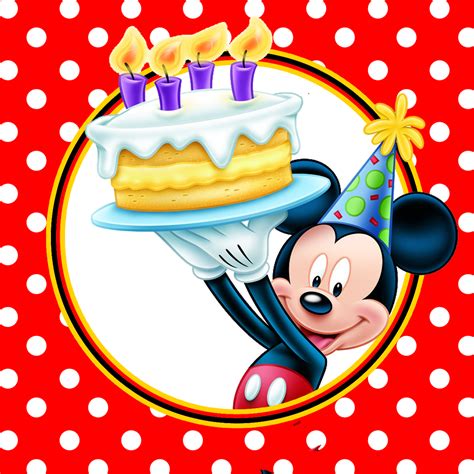 Happy Birthday Mickey Png Cake Birthday