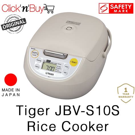 Made In Japan Tiger Jbv S S Rice Cooker Litre Capacity Digital