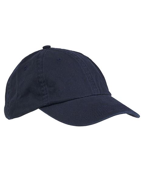 Bx005 6 Panel Washed Twill Low Profile Cap Navy Ce11401jshn