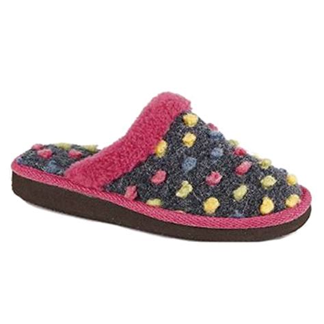 Sleepers Womens Donna Fuchsiamulti Mule Slippers