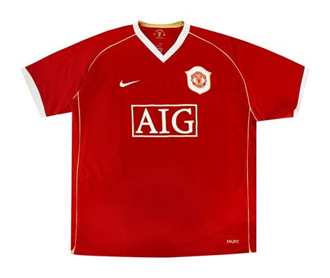 Manchester United 2006 07 Home Kit