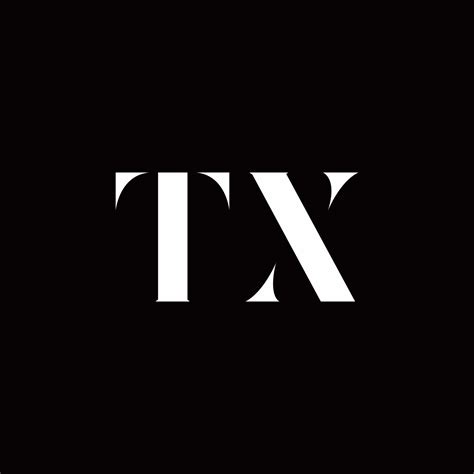 Tx Logo Letter Initial Logo Designs Template 2768077 Vector Art At Vecteezy