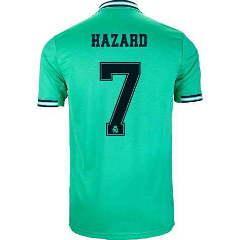 This statistic shows which shirt numbers the palyer has already worn in his career. 2019/20 Eden Hazard Real Madrid 3rd Jersey - Soccer Master