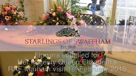 Starlings Swaffham RAF Marham Queen Elizabeth S Visit YouTube