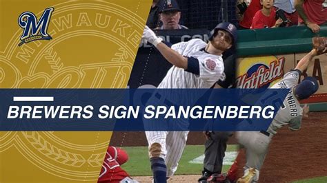 Cory Spangenberg Signs One Year Deal With Brewers Youtube