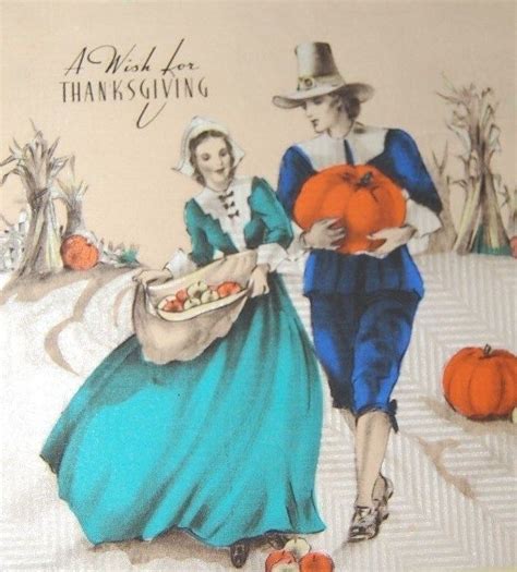 Vintage Thanksgiving Card The First Thanksgiving Story Thanksgiving History Thanksgiving