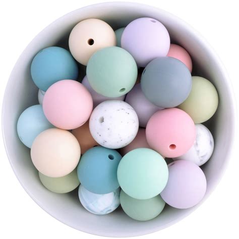 WHOLESALE 22mm Round Silicone Bead