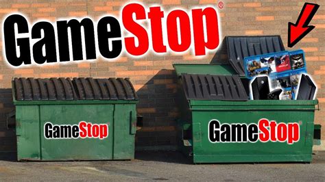 SATURDAY Dumpster Dive at BIG CORPORATE Store Gamestop!! - YouTube