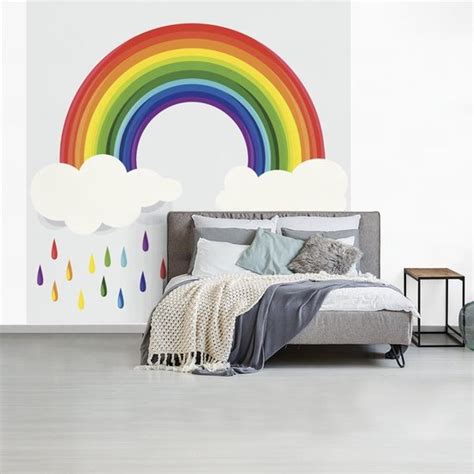 Perfect voor veel girly thema cakes zoals care bears, my little pony, trolls, etc. bol.com | Fotobehang Regenbogen illustratie - illustratie ...