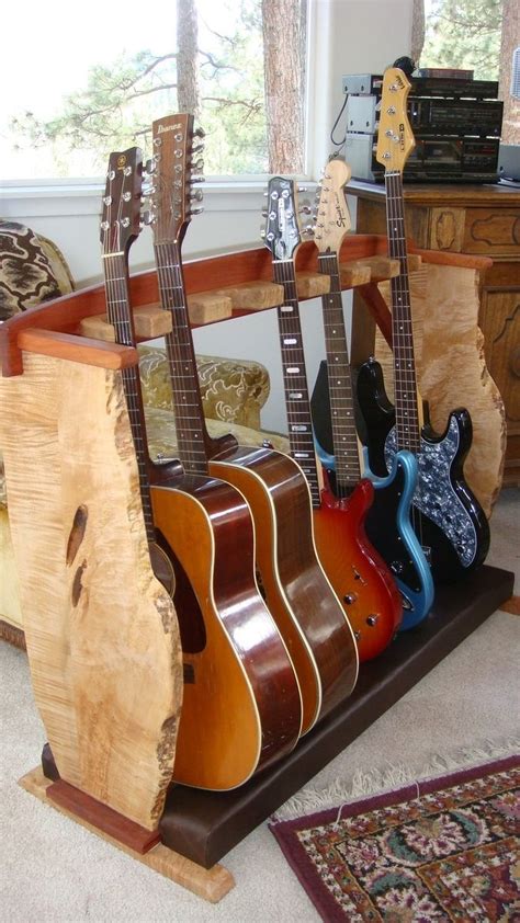 Custom Made Guitar Stand Wooden Guitar Stand Guitar Room Guitar Stand