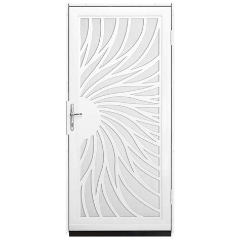 Unique Home Designs 36 In X 80 In Solstice White Surface Mount Steel