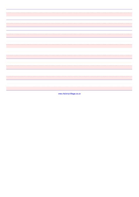 Double Lined Paper Printable Pdf Download