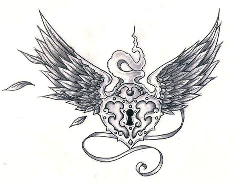 Angel Heart 2 By 05na On Deviantart Hibiscus Tattoo Tattoos Heart