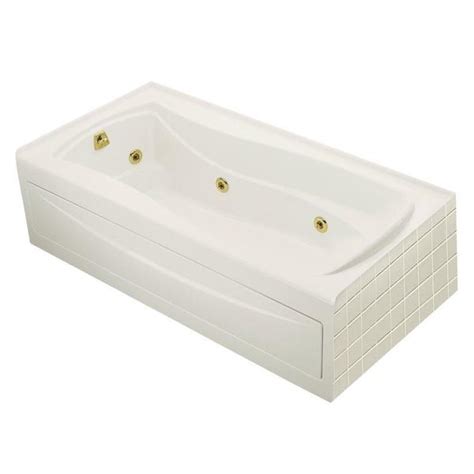 Reversible whirlpool tub in white. Shop Kohler Mariposa 6 Foot Left-hand Drain Whirlpool Bath ...