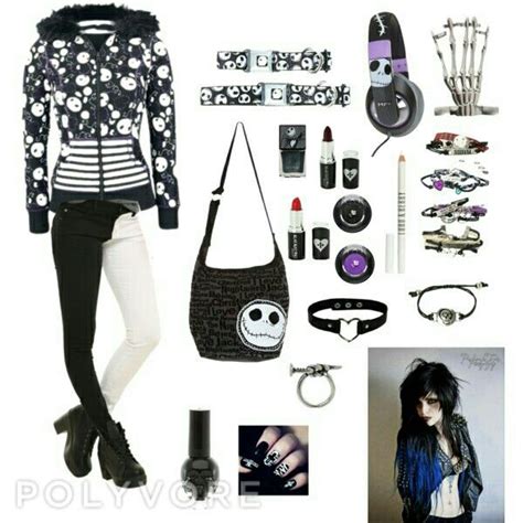 Polyvore Outfit Nerd Outfits Cute Emo Outfits Punk Outfits