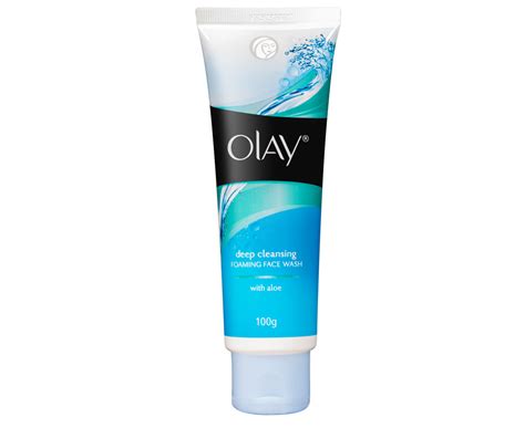 Au Olay Deep Cleansing Foaming Face Wash With Aloe 100g