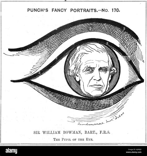 Medicine William Bowman English Ophthalmic Surgeon Engraving 19th