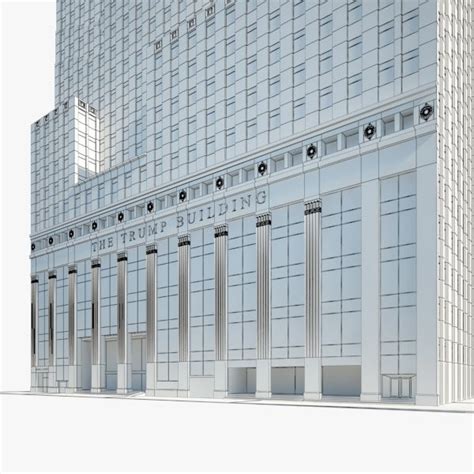 40 Wall Street Trump Building 3d Model 199 3ds C4d Fbx Lwo Ma