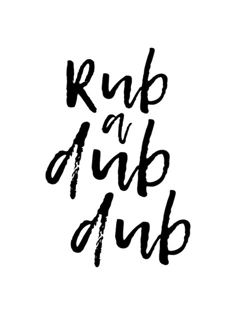 Rub A Dub Dub Art Print Fast Shipping Fy
