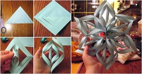 Help your child learn how to make a paper snowflake with only paper and scissors. How To Make 3D Paper Snowflakes - How To Instructions
