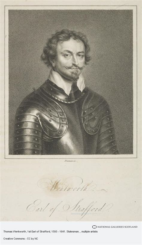 Thomas Wentworth 1st Earl Of Strafford 1593 1641 Statesman