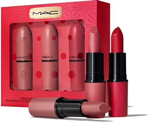 Mac Cosmetics Bubbles And Bows Three Cheers Lipstick Trio Geschenkset
