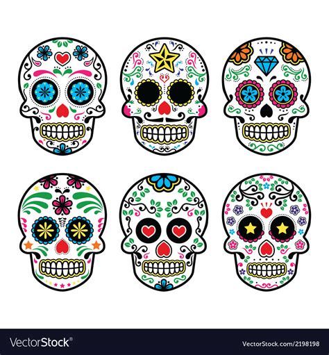 Day Of The Dead Mexico Sugar Skulls