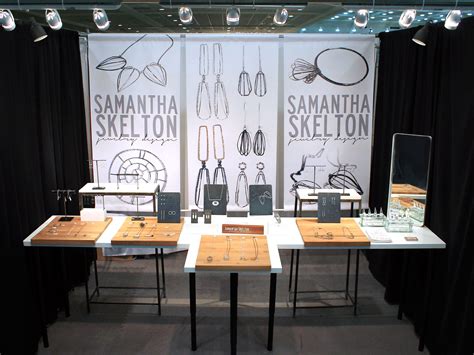Show Booth Jewelry Display Samantha Skelton Jewelry Design At Acc