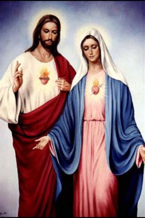Jesus And Mary Since Mary Was Jesus Mother And His Only Human Parent
