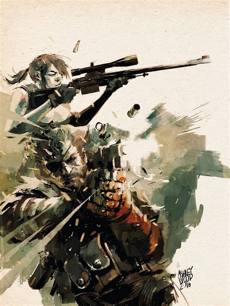 Ashley Wood Print For The Art Of Metal Gear Solid V Metal Gear Solid