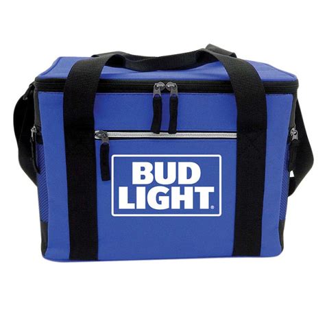 Bud Light Blue Beer Can Cooler Bag