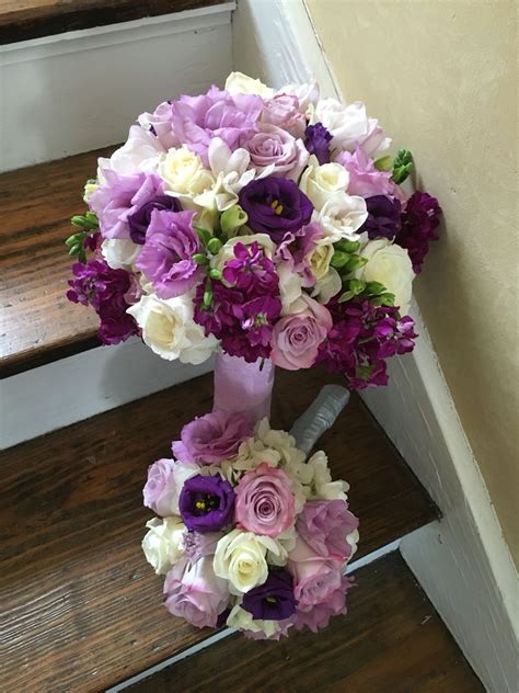 Beautiful Lavender And Purple Bouquets Flower Bouquet Wedding Bridal