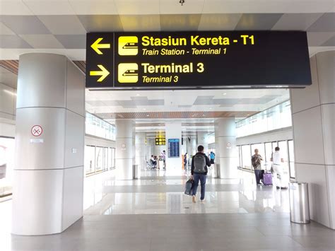 Skytrain Connecting The 3 Terminals In Soekarno Hatta International