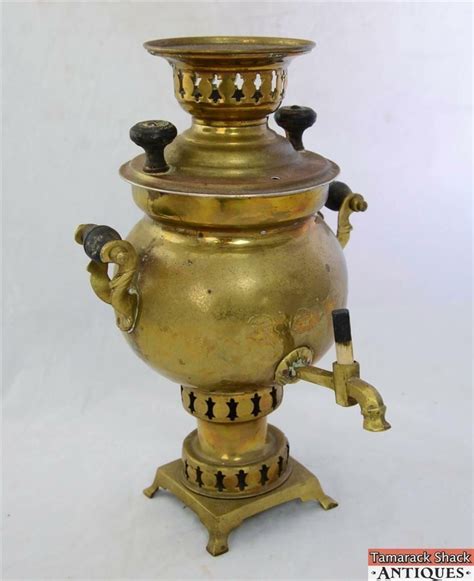 Antique Turkish Brass 12″ Garanti Semaverler Samovar Water Boiler