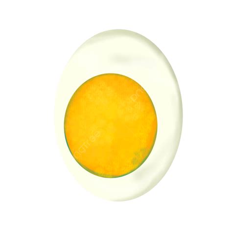 Boiled Egg Illustration Half Egg Egg Food Png Transparent Clipart