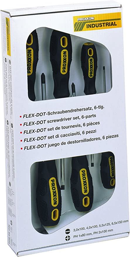 Amazon Com Proxxon Piece Flex Dot Screwdriver Set Slot And