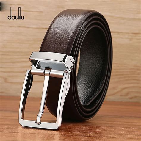 Doulilu High Quality Genuine Leather Luxury Strap Male Belts For Men