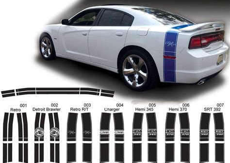 Dodge Charger Trunk Band Decal Sticker Complete Graphics Kit Fits To