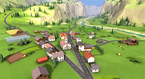 Satul Animație 3d Predare și învățare Digitală Mozaik