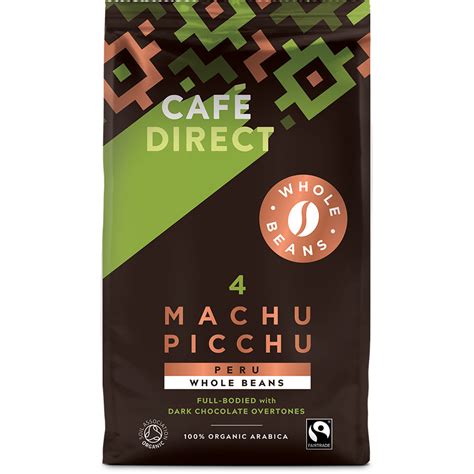 Cafedirect Machu Picchu Organic Whole Coffee Beans 750g Cafédirect