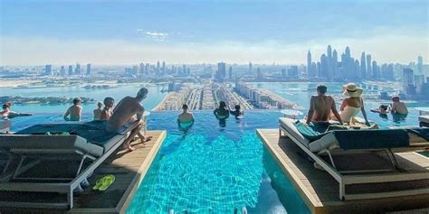 Лучшие панорамные бассейны в Дубае 2024 Touristino