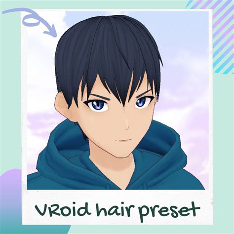 Free無料 Vroid Hair Preset Male Protagonist Hair Coupe De Cheveux
