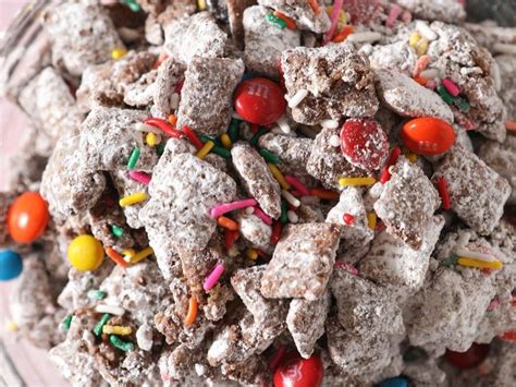 How To Make Festive Chex Mix Puppy Chow Easy Snack Mix