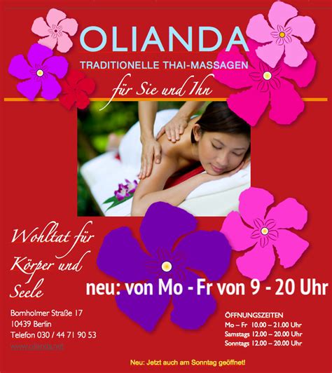 Olianda Thaimassagen Berlin Prenzlauer Berg